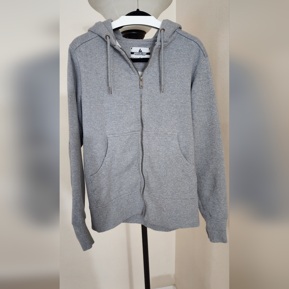 American Giant Classic Full Zip Men's Mediun In Dark Heather Gray